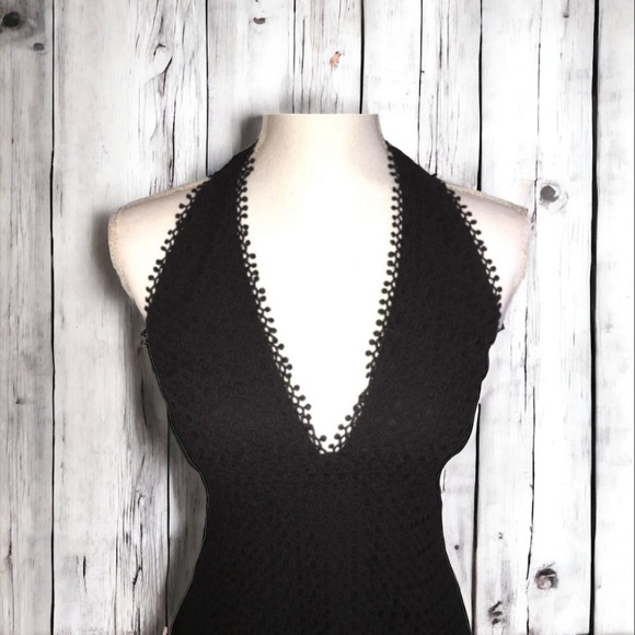 Belle by Badgley Mischka Sophia Halter Dress Size 8 - Picture 7 of 15